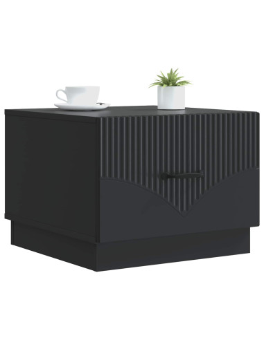 Tavolino da salotto Nero 49 x 50 x 37 cm Legno ingegnerizzato
