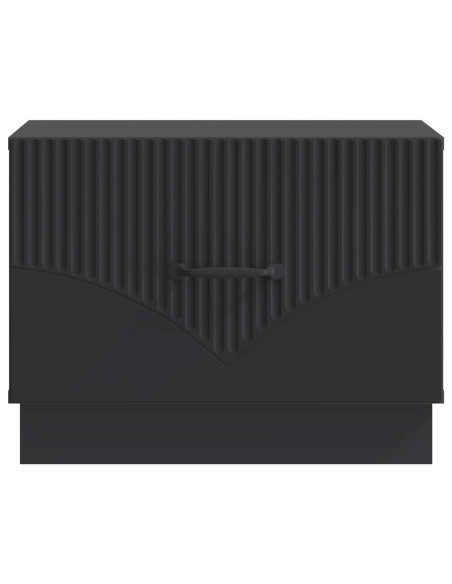 Tavolino da salotto Nero 49 x 50 x 37 cm Legno ingegnerizzato