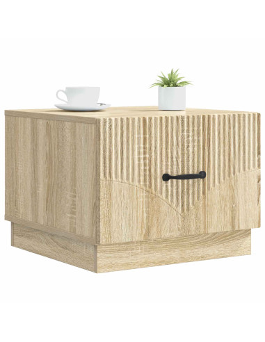 Tavolino da salotto con cassetto Rovere Sonoma 49 x 50 x 37 cm