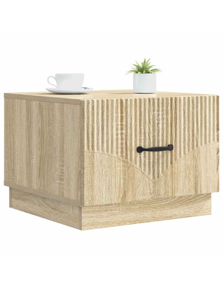 Tavolino da salotto con cassetto Rovere Sonoma 49 x 50 x 37 cm