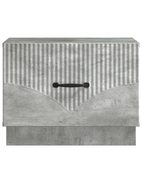 Tavolino da salotto con cassetto Grigio Cemento 49 x 50 x 37 cm