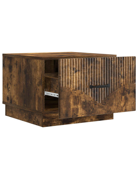 Tavolino da salotto con cassetto Rovere Fumo 49 x 50 x 37 cm