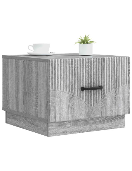 Tavolino da salotto con cassetto Grigio Sonoma 49 x 50 x 37 cm