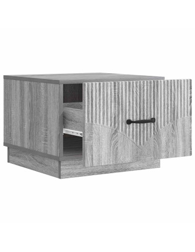 Tavolino da salotto con cassetto Grigio Sonoma 49 x 50 x 37 cm