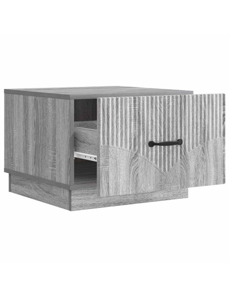 Tavolino da salotto con cassetto Grigio Sonoma 49 x 50 x 37 cm