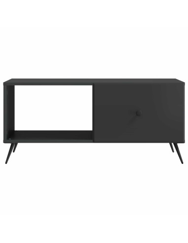Tavolino da salotto Nero 90 x 50 x 40 cm Legno ingegnerizzato