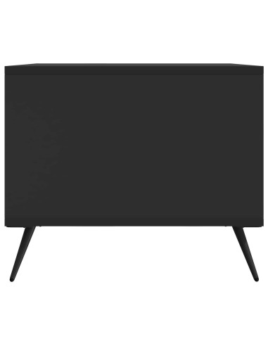 Tavolino da salotto Nero 90 x 50 x 40 cm Legno ingegnerizzato
