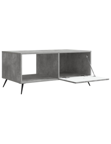 Tavolino da salotto Grigio Cemento 90 x 50 x 40 cm