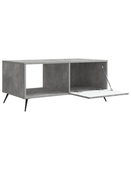 Tavolino da salotto Grigio Cemento 90 x 50 x 40 cm
