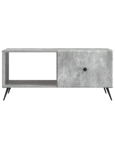 Tavolino da salotto Grigio Cemento 90 x 50 x 40 cm
