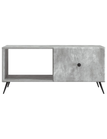 Tavolino da salotto Grigio Cemento 90 x 50 x 40 cm