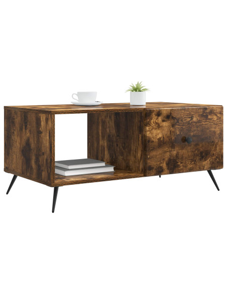 Tavolino da salotto Rovere Fumo 90 x 50 x 40 cm
