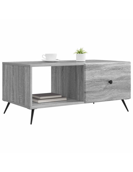 Tavolino da salotto Grigio Sonoma 90 x 50 x 40 cm