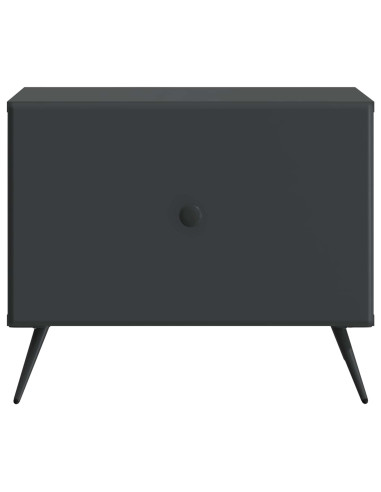 Tavolino da salotto Nero 49 x 50 x 40 cm Legno ingegnerizzato