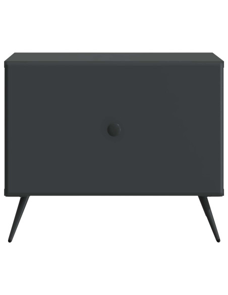 Tavolino da salotto Nero 49 x 50 x 40 cm Legno ingegnerizzato