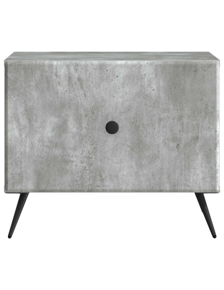 Tavolino da salotto con cassetto Grigio Cemento 49 x 50 x 40 cm