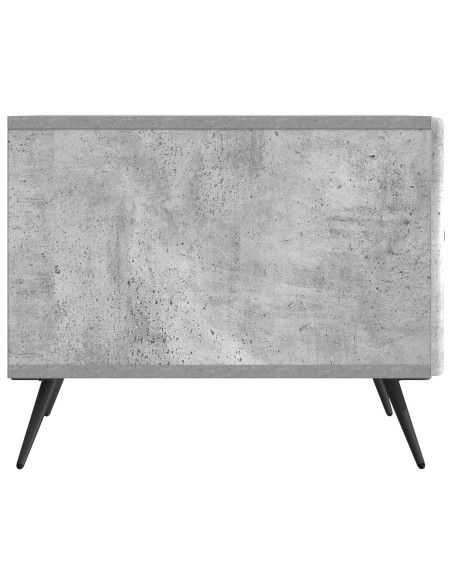 Tavolino da salotto con cassetto Grigio Cemento 49 x 50 x 40 cm