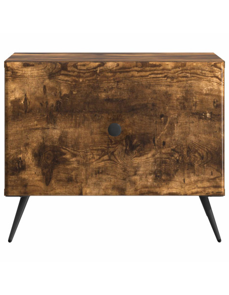Tavolino da salotto con cassetto Rovere Fumo 49 x 50 x 40 cm