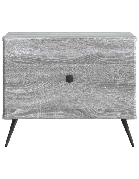 Tavolino da salotto con cassetto Grigio Sonoma 49 x 50 x 40 cm
