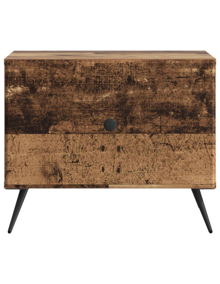 Tavolino da salotto con cassetto Legno antico 49 x 50 x 40 cm