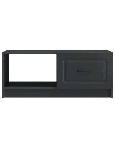 Tavolino da salotto Nero 90 x 50 x 37 cm Legno ingegnerizzato