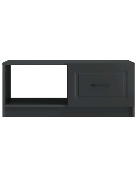 Tavolino da salotto Nero 90 x 50 x 37 cm Legno ingegnerizzato