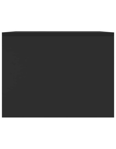 Tavolino da salotto Nero 90 x 50 x 37 cm Legno ingegnerizzato
