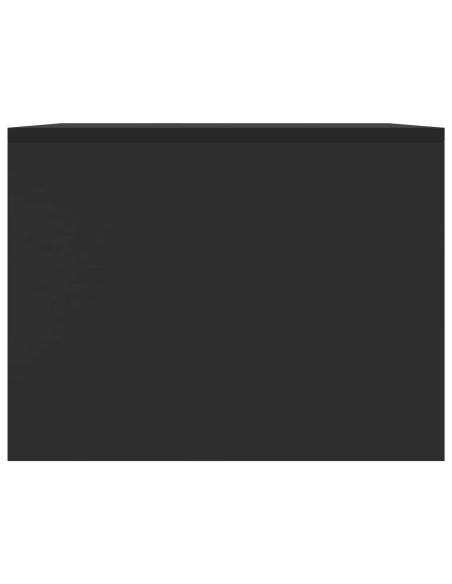 Tavolino da salotto Nero 90 x 50 x 37 cm Legno ingegnerizzato