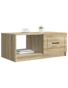 Tavolino da salotto Rovere Sonoma 90 x 50 x 37 cm 2