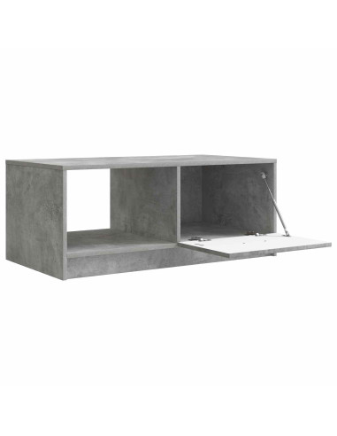 Tavolino da salotto Grigio Cemento 90 x 50 x 37 cm