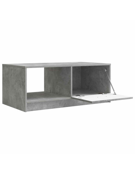 Tavolino da salotto Grigio Cemento 90 x 50 x 37 cm