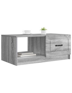 Tavolino da salotto Grigio Sonoma 90 x 50 x 37 cm 2
