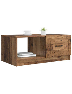 Tavolino da salotto Legno antico 90 x 50 x 37 cm 2