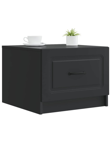Tavolino da salotto Nero 49 x 50 x 37 cm Legno ingegnerizzato
