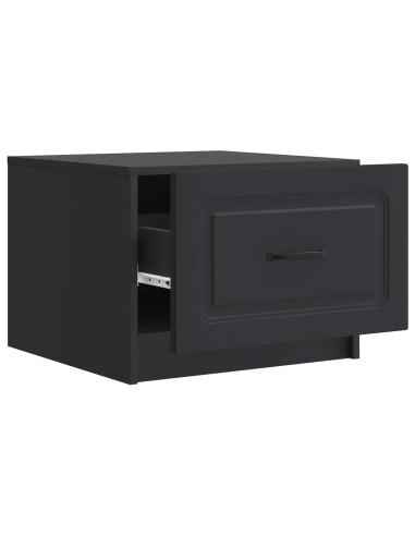 Tavolino da salotto Nero 49 x 50 x 37 cm Legno ingegnerizzato