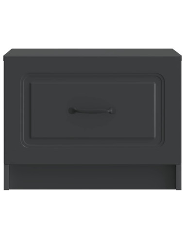 Tavolino da salotto Nero 49 x 50 x 37 cm Legno ingegnerizzato