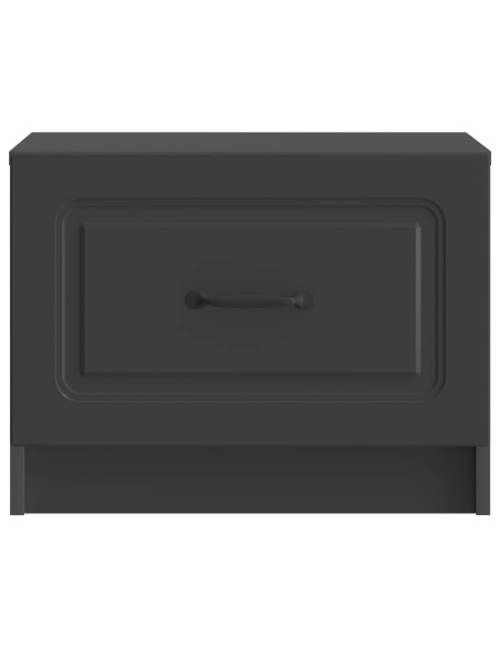 Tavolino da salotto Nero 49 x 50 x 37 cm Legno ingegnerizzato