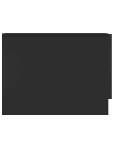 Tavolino da salotto Nero 49 x 50 x 37 cm Legno ingegnerizzato
