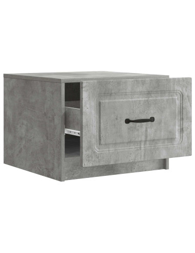 Tavolino da salotto con cassetto Grigio Cemento 49 x 50 x 37 cm