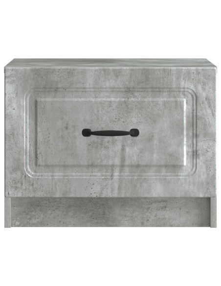 Tavolino da salotto con cassetto Grigio Cemento 49 x 50 x 37 cm