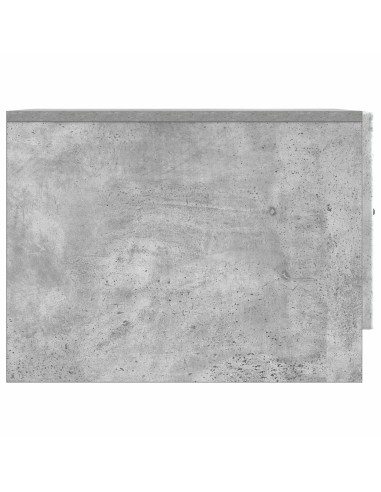 Tavolino da salotto con cassetto Grigio Cemento 49 x 50 x 37 cm
