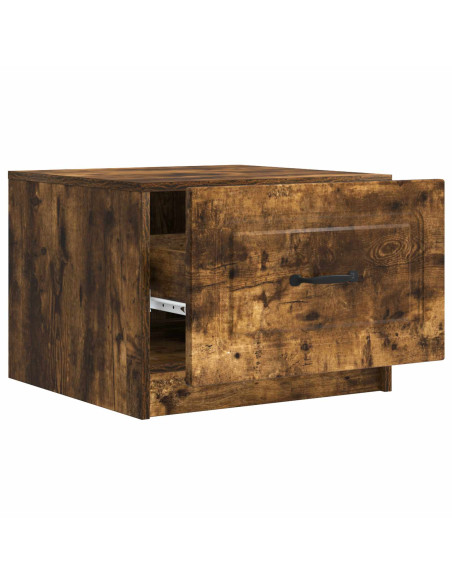 Tavolino da salotto con cassetto Rovere Fumo 49 x 50 x 37 cm