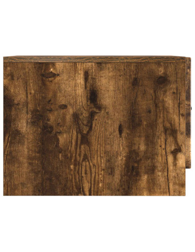Tavolino da salotto con cassetto Rovere Fumo 49 x 50 x 37 cm
