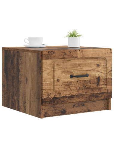 Tavolino da salotto con cassetto Legno antico 49 x 50 x 37 cm