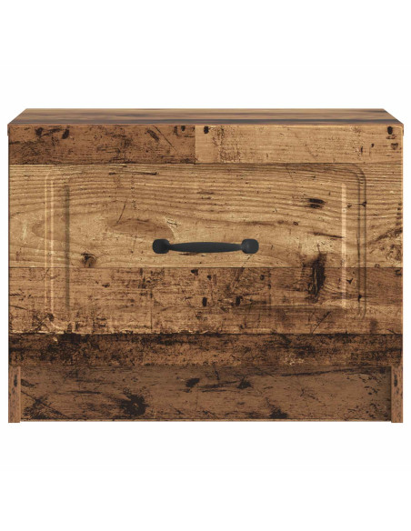 Tavolino da salotto con cassetto Legno antico 49 x 50 x 37 cm