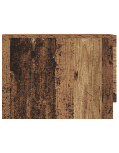 Tavolino da salotto con cassetto Legno antico 49 x 50 x 37 cm