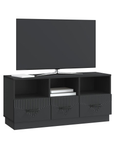 Mobile TV Nero 102 x 34,5 x 47 cm Legno ingegnerizzato 2