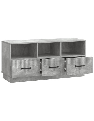 Mobile TV con cassetto Grigio Cemento 102 x 34,5 x 47 cm