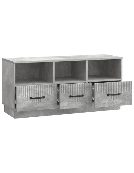 Mobile TV con cassetto Grigio Cemento 102 x 34,5 x 47 cm