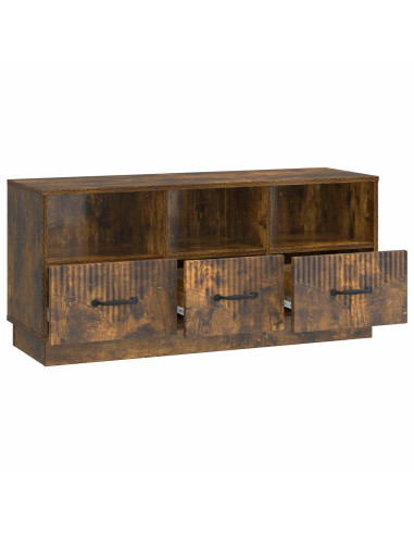 Mobile TV Rovere Fumo 102 x 34,5 x 47 cm Legno ingegnerizzato
